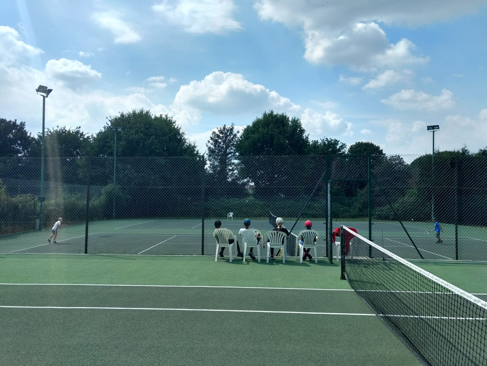 Juniors watching on Finals Day 2018